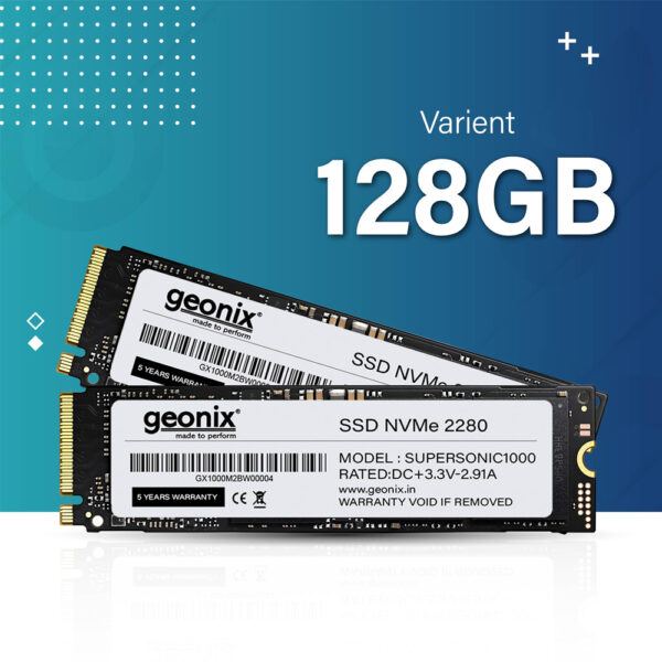 Geonix Black 128GB SSD NVMe (6Gb/s)